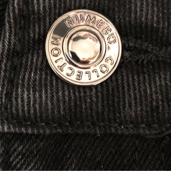 numero Tulum high rise shorts denim size 32 new - Picture 9 of 11